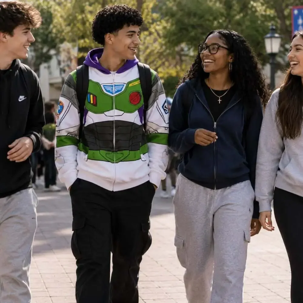 Disney Pixar Lightyear Buzz Lightyear Full-Zip Hoodie